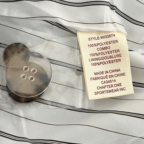 Anthropologie Black and White Houndstooth Blazer - Picture 4 of 5